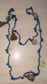 collana uncinetto cm. 95