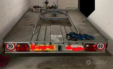 Rimorchio porta-auto Ellebi LBA 740 basculante
