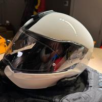 Casco System 7 carbon BMW bianco taglia M 56/58 cm