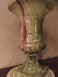 GRANDE VASO PIETRA ONICE VERDE PAKISTANO 50 CM CCA