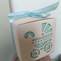 Kit 50 bomboniere nascita bambino