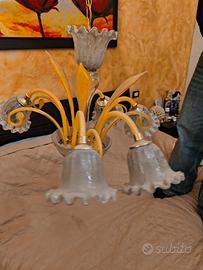 lampadario vetro di murano 