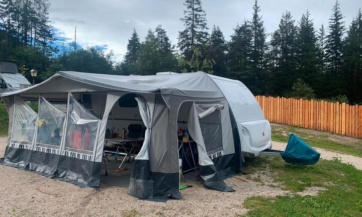 Veranda per roulotte