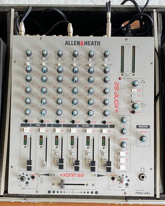 cdj1000 mk3 mixer allen&heat xone62 flycase