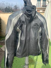 Giacca motto donna in pelle