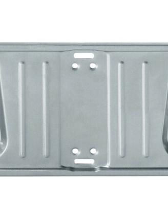 Porta targa auto anteriore in acciaio