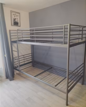 Letto a Castello IKEA SVARTA 90x200 Smontato