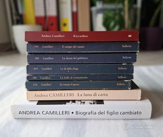 Lotto 8 libri Andrea Camilleri - Montalbano ecc