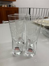 Bicchieri birra Nastro Azzurro Peroni