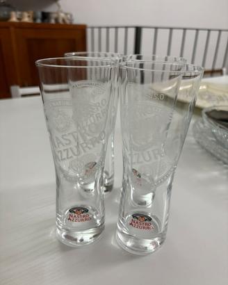 Bicchieri birra Nastro Azzurro Peroni