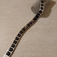 bracciale acciaio e oro