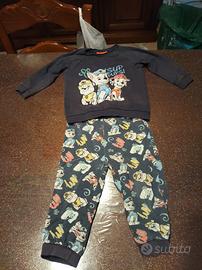 pigiama bambino paw  