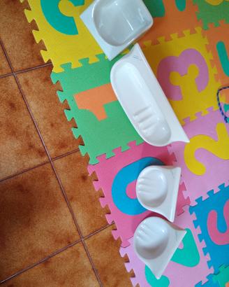 portasapone in ceramica nuovi mai usati 