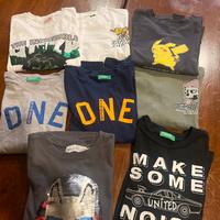 LOTTO T SHIRT  cotone manica lunga 7/8 anni