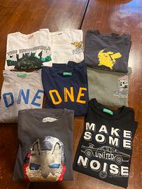 LOTTO T SHIRT  cotone manica lunga 7/8 anni