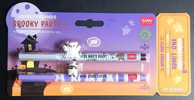 Legami  Set 2 Penne Gel Spooky Party Halloween