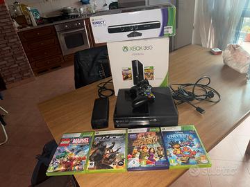 Xbox 360 con kinect e giochi