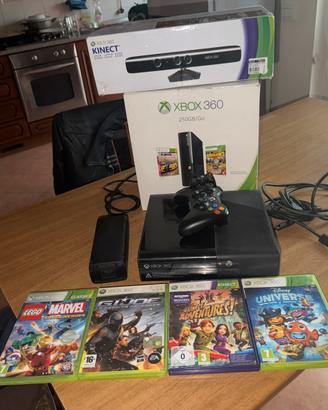 Xbox 360 con kinect e giochi