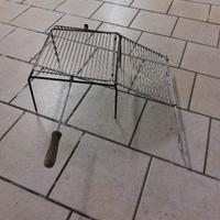 griglia per barbecue camino girevole