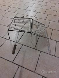 griglia per barbecue camino girevole