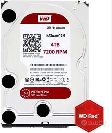 (WD4001FFSX) Hard Disk WD Red Pro 4Tb