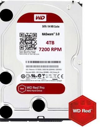 (WD4001FFSX) Hard Disk WD Red Pro 4Tb
