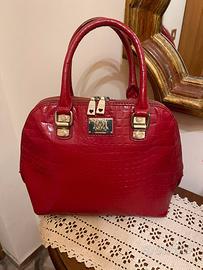 Borsa rossa LOVE MOSCHINO originale con tracollina