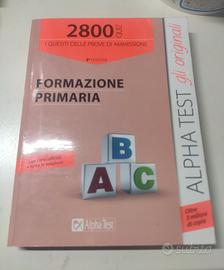 alpha test quiz formazione primaria 2°edizione 