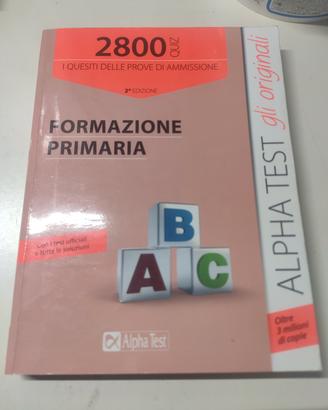 alpha test quiz formazione primaria 2°edizione 