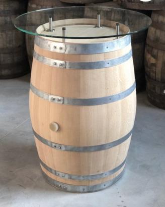 Botte barrique base tavolo snack esterno interno