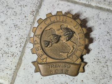vespa club Treviso placca metallica anni '50
