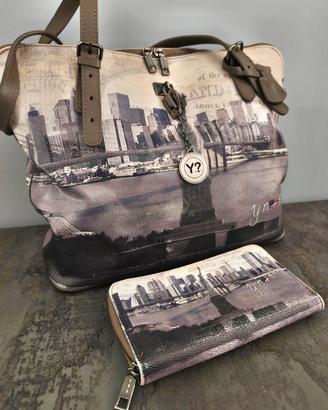 Set YNot Borsa shopper + Portafoglio coordinato 