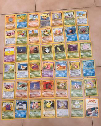 Lotto 60+ Carte Pokémon Vintage Wizard + Mew Promo