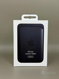 Apple Leather Wallet MagSafe Nero Pelle - NUOVO