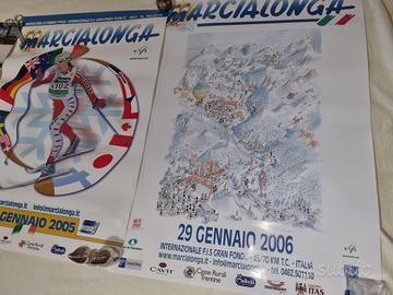 locandine vintage sport- sci-marcialonga fassa e