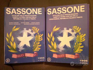 Cataloghi Sassone Area Italiana 1995 e 1996