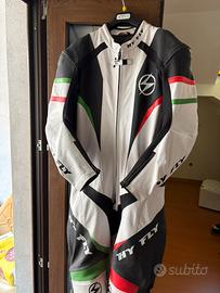 Tuta moto in pelle