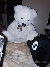 2 peluche orso bianco e orca