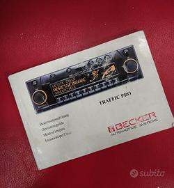 LIBRETTO ISTRUZIONI Becker Traffic Pro