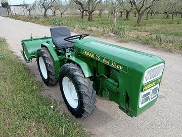Trattore Ferrari serie 75 4x4 35cv con fresa origi