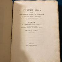 Libro antico L'antica Roma 1825