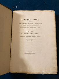 Libro antico L'antica Roma 1825