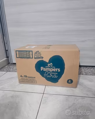Pampers protezione pura 76 pannolini taglia 4