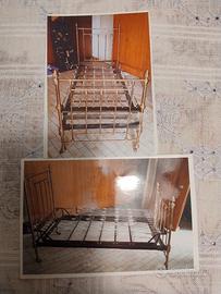 letto in lega di ottone