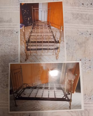 letto in lega di ottone