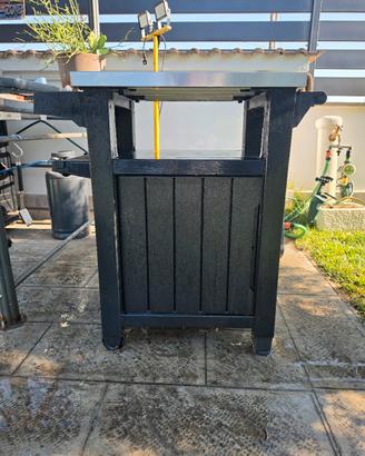 mobiletto carrello BBQ da esterno