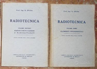 RADIOTECNICA VALVOLARE (2testi di teoria anni '60)