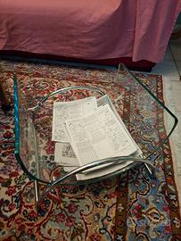 Porta riviste in vetro