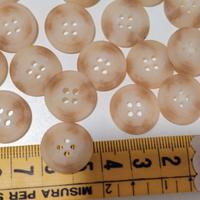 11 bottoni panna beige