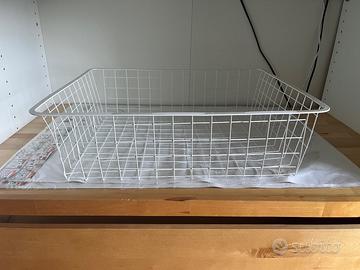 Cestello ikea Per armadio pax bianco